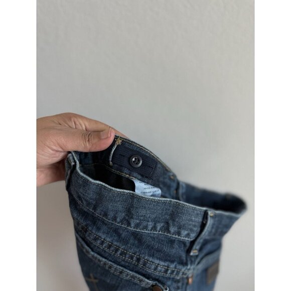 Wrangler Retro Jeans Boys Size 16 Dark Wash Western Cowboy Adjustable Waist Boot - Picture 13 of 13